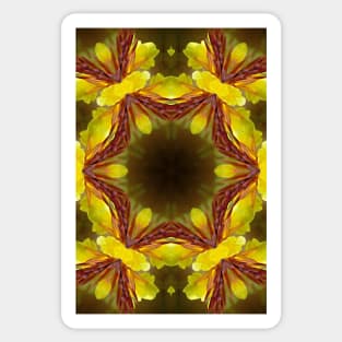 Canna Lilies - Kaleidoscope Effect Sticker